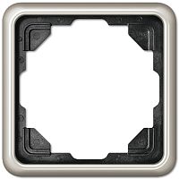 Рамка универсальная Jung CD500 1-м. металл платина картинка